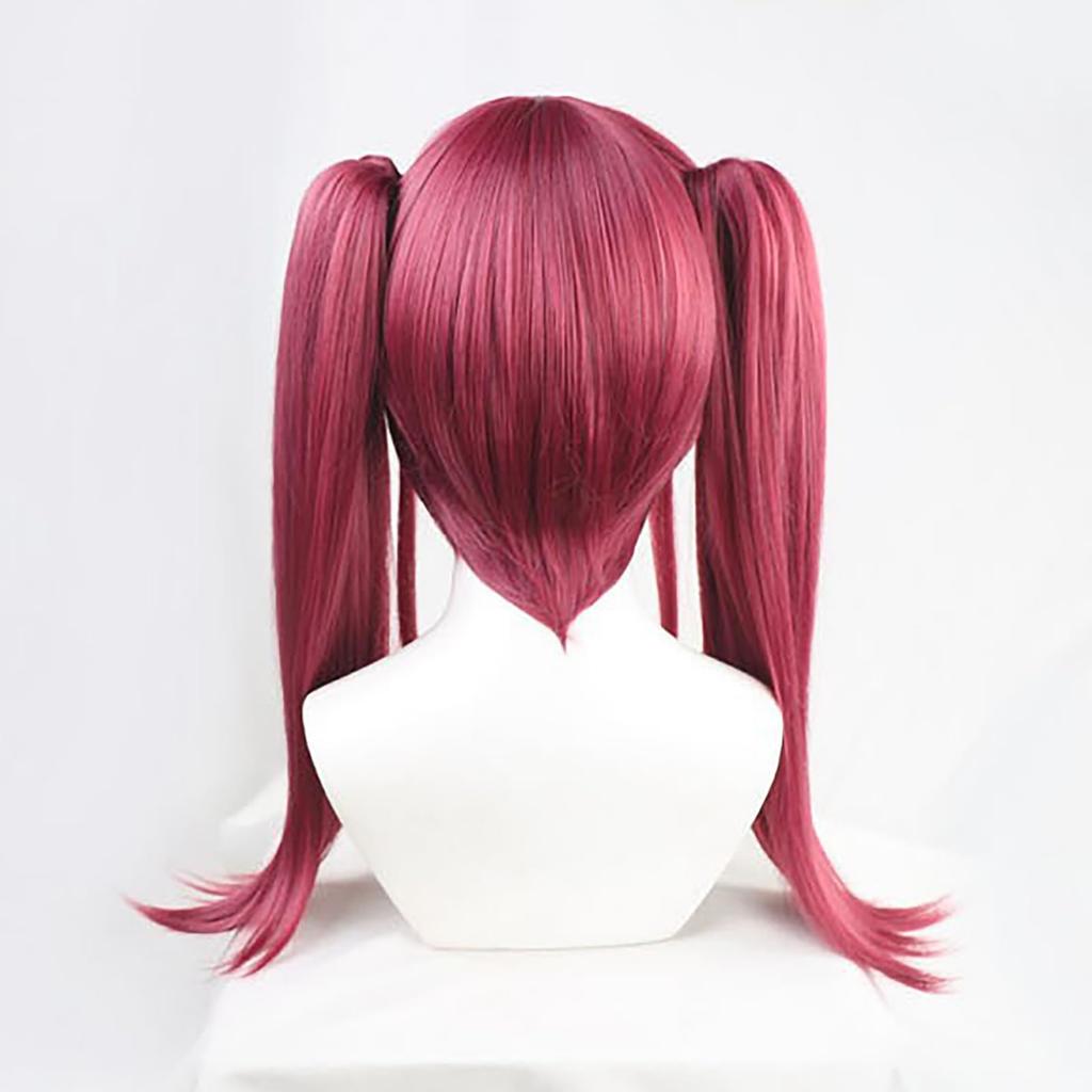 [Milky Time] VTuber Hololive Nijisanji Cosplay Halloween Wig (Houshou Marine, Twintails)