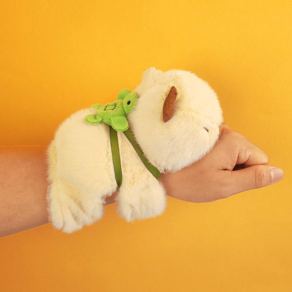 Simulation Slap Bracelet Series Capybara Capybara Rodent Capybara Plush Wrist Band  Home Decor