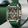 LIGE Marque Top Luxe Montres Homme Bracelet Silicone Montre Étanche Sport Militaire Montre Homme Chronographe Quartz Montre-bracelet Reloj