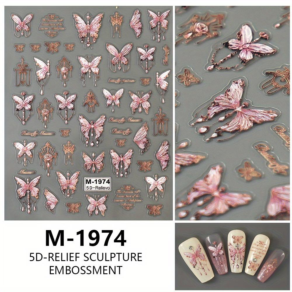 

1Pc Sunflower 5D Stereo Relief Nail Art Sticker for Nail Art Decoration,