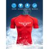 Men's Black Tribal Print Compression T-Shirt, Quick Dry Breathable Athletic Workout Top