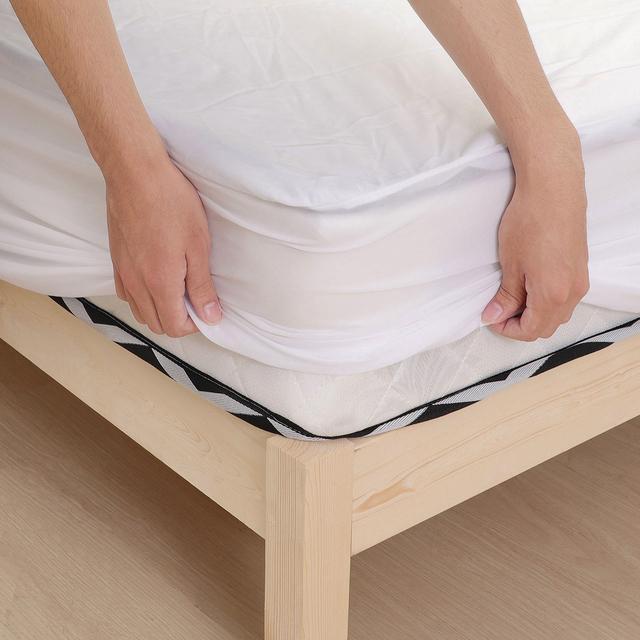 

Противоклещевой защитный коврик для матраса, гладкий водонепроницаемый защитный чехол для матраса, влажный, дышащий, гипоаллергенный 160x200CM белый