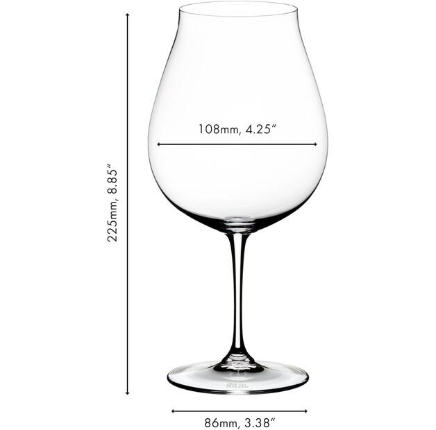 Бокалы Riedel Vinum New World Pinot Noir, 2 штуки (6416/16)