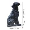 Dog Statue Animal Sculpture Resin Cute Creative Lawn Ornament Decorative