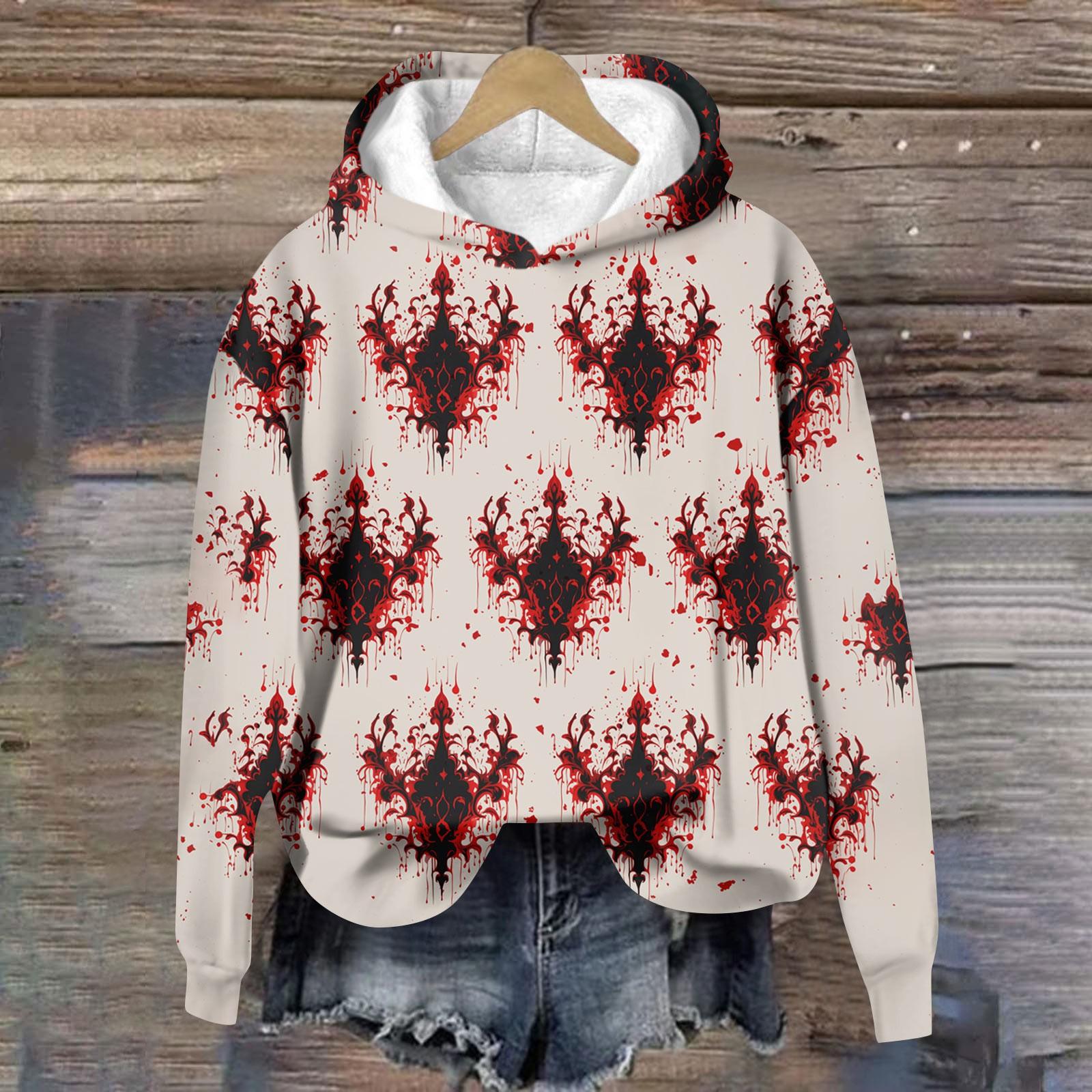 

Женские повседневные модные худи с длинным рукавом и круглым вырезом, с принтом семьи индейки цвета вина S хаки