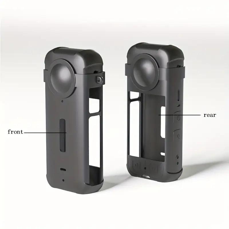 Silicone Case For Insta360 X3 Camera, Scratch Proof Protector Guards Lens Cover Cap For Insta360 X3 Action Camera Accessories
