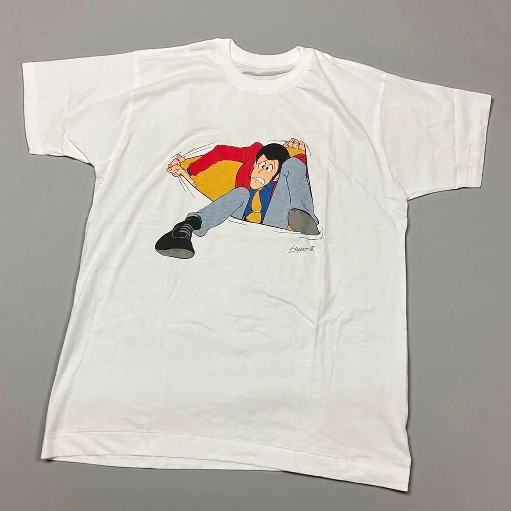Camiseta Lupin Iii Blanca Talla Libre Anime Excelente Estado Autntica Vintage Designer Clothes Streetwear