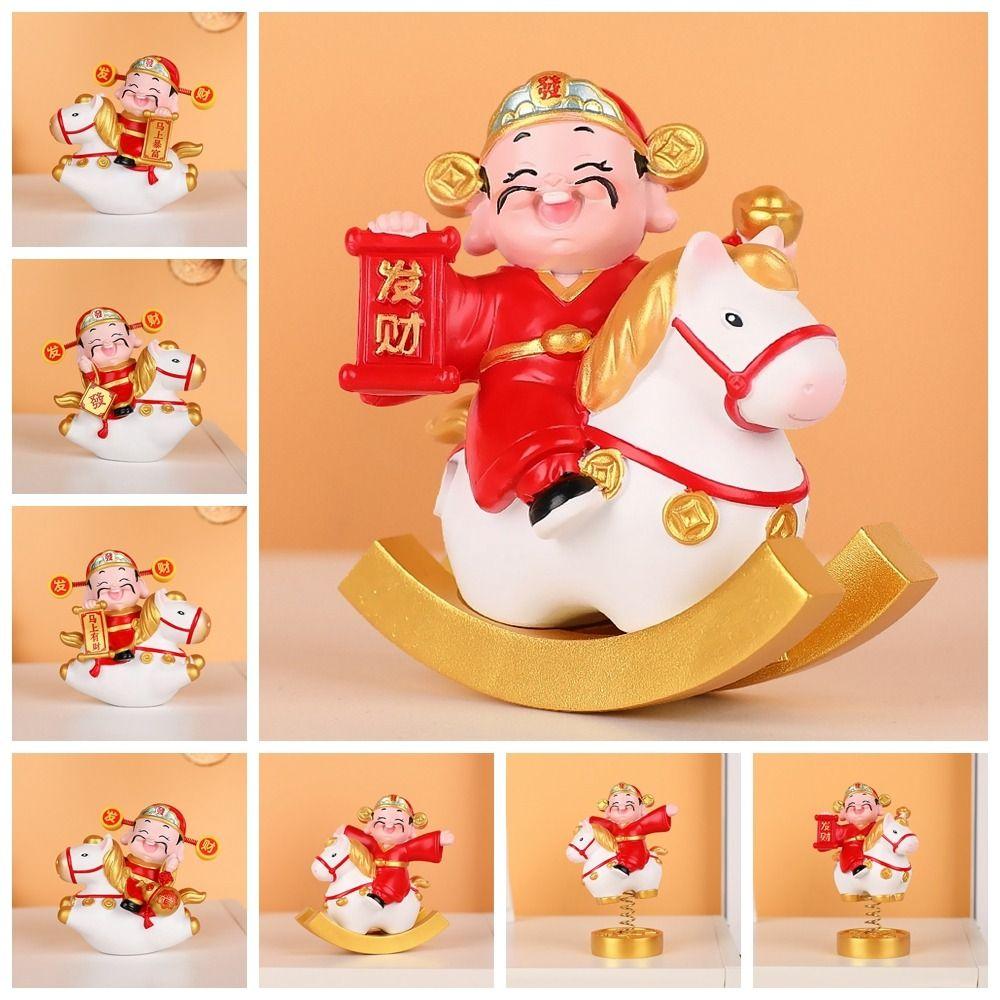 Year of The Horse 2026 Horse Year Figurines Resin Horse Statue  Office Decoration