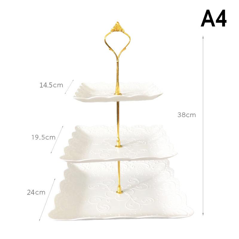 2/3 Katlı Cupcake Standı Servis Standı Tatlı Kulesi Meyve Tepsisi Çay Partisi Bebek Partisi Düğün Noel Partisi İçin