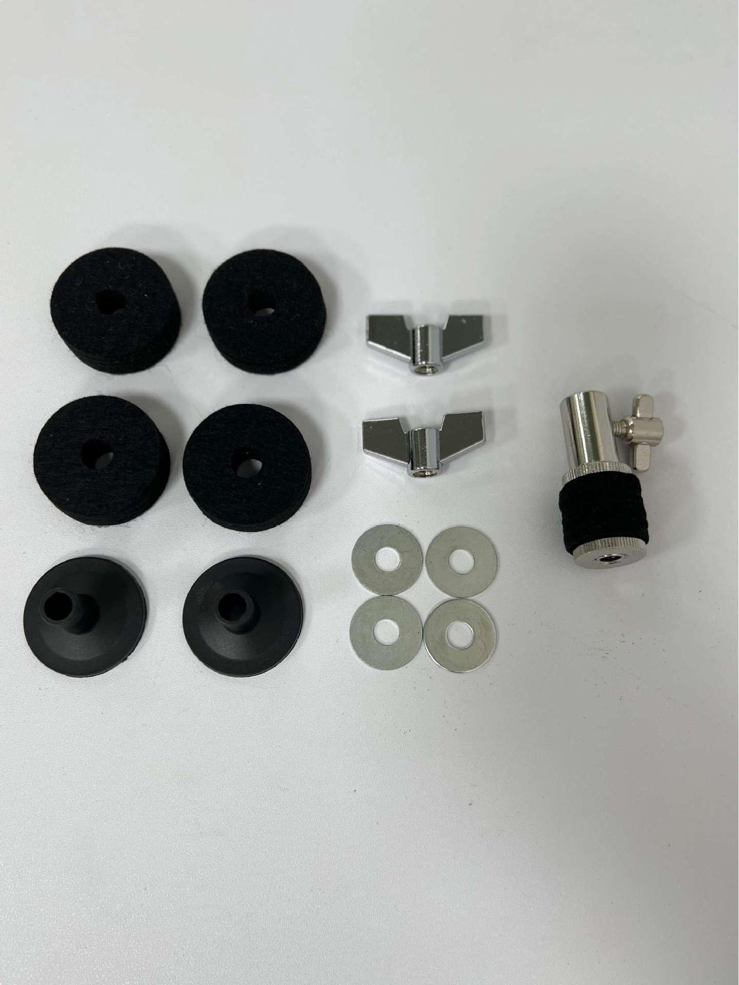 4CM 12-Piece Felt Drum Clutch and Anti-Slip Pad Set