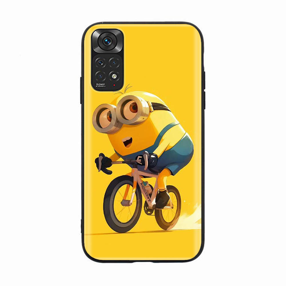 

Черный чехол для Samsung Note 20 Lite S24 Ultra S23 A03 A05 A06 A11 A71 A15 A16 A13 A24 A25 A33 A52 A53 A50 M55 M35 Plus M-77 Миньоны мультфильм Samsung A05s олений