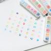 Nowe Stemple Kawaii Dekoracyjne 6 Wzorów Kreskówkowe Stemple do Scrapbookingu Praska do Stempli Poduszka z Tuszem Stemple Dziennik Planer