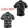 Mysterious Ancient Symbols Pattern Printing Shirt Hawaiian Beach Vacation Clothing Men's Street Style Shirt Daily Men's and Women's Shirt