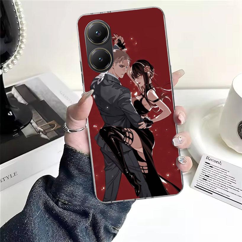 Anime S-Spy Family Anya Soft Phone Case For Xiaomi Redmi 15C 15 13C 13 Poco X5 X6 X7 F7 Ultra M7 12C 12 10 10C 9C 9A 9T 9 Fundas