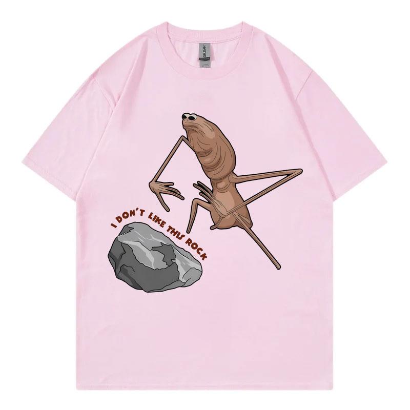 Ich mag diesen Stein nicht Marcus Der Wurm Lustiges Meme T-Shirt Herren Damen Freizeit Kurzarm T-Shirts Hohe Qualität Mode T-Shirts