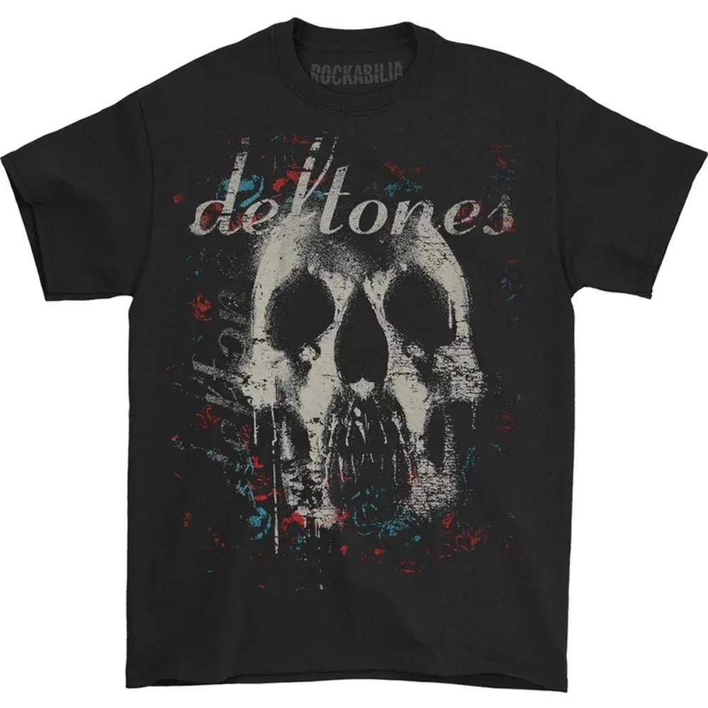 2025 Deftones Sänger Band T-Shirt Herren Damen Hip Hop Rock Tee Mode Kurzarm T-Shirt Sommer T-Shirts Tops