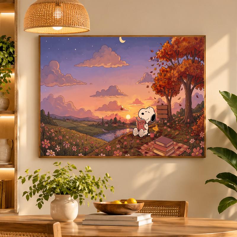 5D Diamond Painting Snoopy Peanuts DIY Full Drill Diamond Art Kit Home Decoration