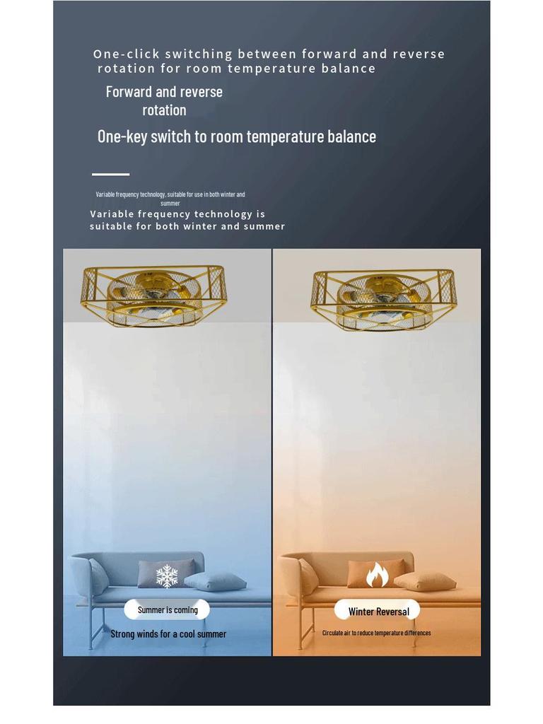 Retro Flush Mount Ceiling Fan Light with Remote - Antique Nostalgic Design for Home and Restaurant.