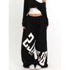 American Street Dance Alphabet Printed Straight Sweatpants Men's and Women's Hip Hop Trend Brand Loose Wide Leg Pants Sweatpants Dance Pants