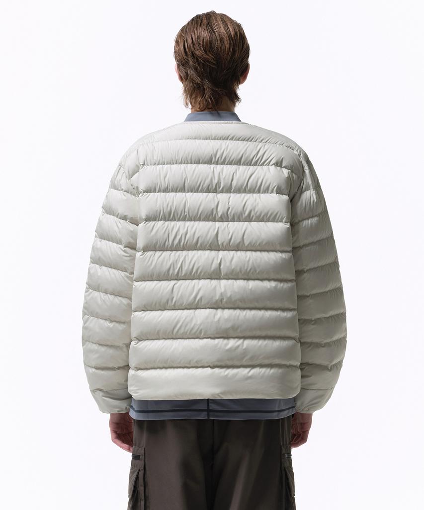 Musinsa Standard [City Leisure] Round Neck Light Down Jacket [Stone White]