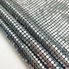 Błyszcząca Metalowa Siatka Kolczuga Biżuteria Metaliczna Tkanina Sequinowa Tkanina Rękodzieło Cięta na Imprezowe Ubrania Akcesoria