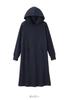 Maternity Nursing One Extremely Fleece Shaggy One Long Nursing Navy [ANGELIEBE] Clothes, Piece, Warm, Lining, Lining, Parka, Warm, Piece, Prenatal,