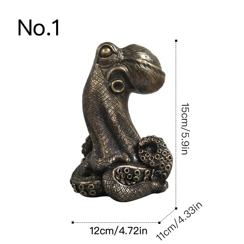 Vintage Octopus Flower Vase Resin Ornament Flower Arrangement Home Decor Garden Decoration Creative Gift