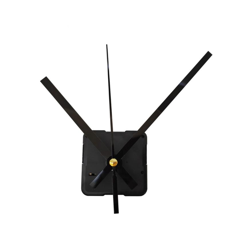 Quiet Quartzs Clock Movement Mechanism with Long Shaft Thread Motor and Metal Hands Kits for Clock Crafting Projects