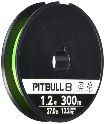 SHIMANO Angelschnur Pitbull 8 300m Lime Green Nr. 1.2 PL-M78S