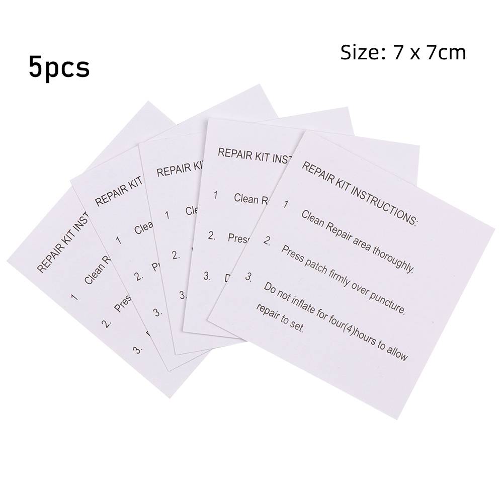 5 pezzi di toppe in tessuto trasparenti impermeabili, autoadesive, in nylon, per tende da esterno, per riparare giacche, accessori sportivi
