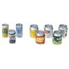 3/5Pcs 1:12 Dollhouse Accessories Jam Beverage Cans Miniature Play Kitchen Toy