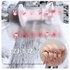 5D Gradient Retro Wearable Nail Art Stickers with Removable Adhesive