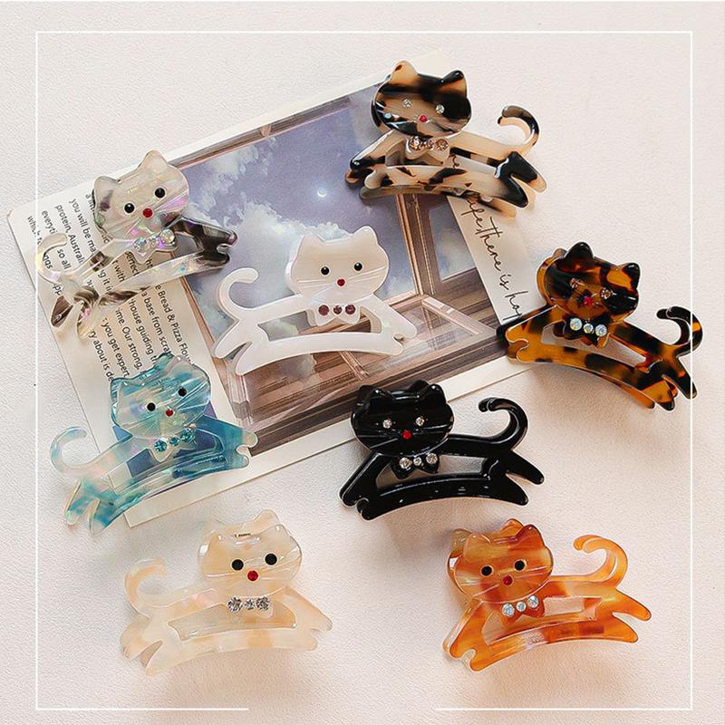 1PC Shark Clip Adorn Hair Clip Cute Acetic Acid Multicolored Headband Personality Hair Accessory Exquisite Girlish Heart