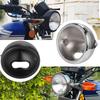 Retro Style Motorcycle Lamp Housing Strong Metal Construction Quick Mount Accessory Simple Installation for Bike