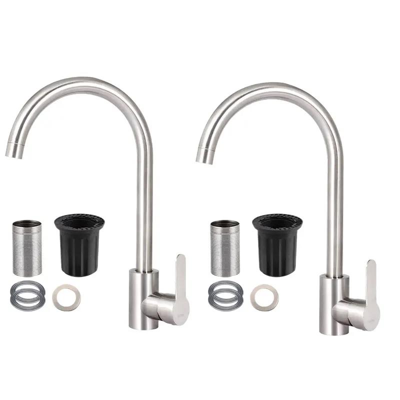

Hot Cold Splash-proof Feature Swivel Design for Home Vegetable Washing Sink Faucet Sink Water Tap Single Cold Kitchen Faucets