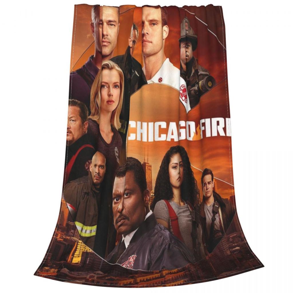 Chicago Fire Ultra-Soft Micro Fleece Blanket Quilt Comfort All Season Home Decotation