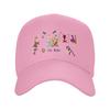 Cappellini da Baseball Unisex Alan Becker Cinque Figure Stilizzate con Mouse di Fuoco Piccone Cappellini Sportivi Estivi Hip Hop Cappellino Casquette