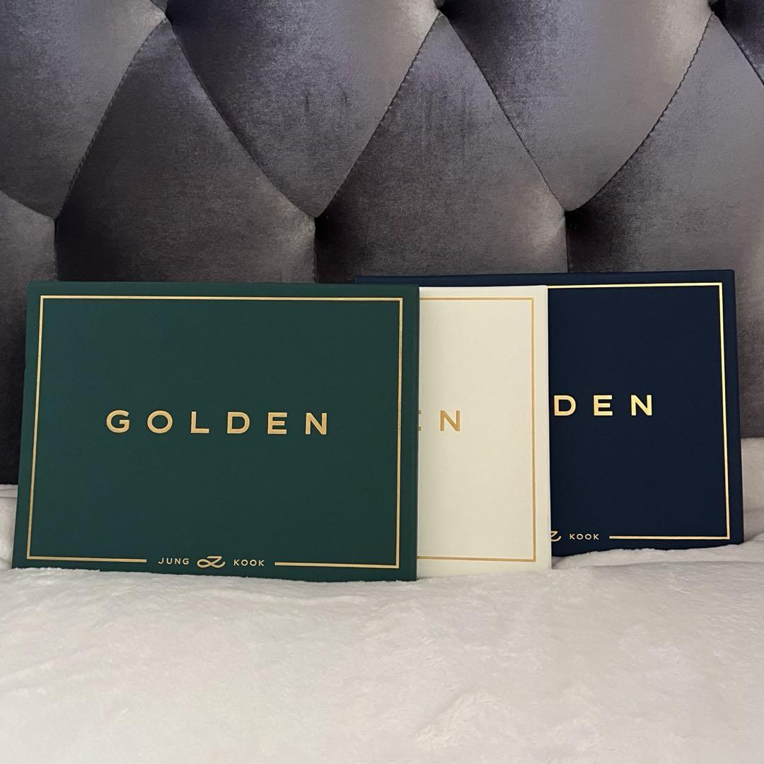 

[USED] BTS JUNGKOOK GOLDEN 3-disc set + trading card included as a purchase bonus