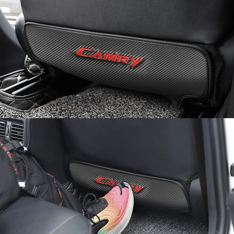 1pcs Car Seat Back Anti-Kick Cushion Pad Rear Seat Passenger Anti-Dirty Kick Pad for Toyota Camry Accessories Car Styling