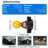 SOFOC PSY24W Automotive Halogen DRL Turn Signal Lamp Fog Lamp