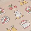 Senko Miffy Icon Wipeable PVC Kitchen Mat, Approx. 45 X 240 Cm, Beige, Character Animal Design, Miffy 73196