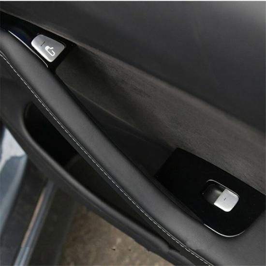 For Tesla Model 3 2017- Car Window Lift Switch Button Door Open Sticker Trim