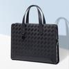 Elegant Business Handbag Simple Atmospheric Leather Men's Bag Fashion Trend First Layer Cowhide Men's Briefcase