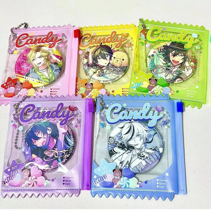 Cute Cartoon Ita Bag Pins Badge Protector Case for 58mm 75mm Anime Badges Display Bag Accessories Pin Case Animation Products
