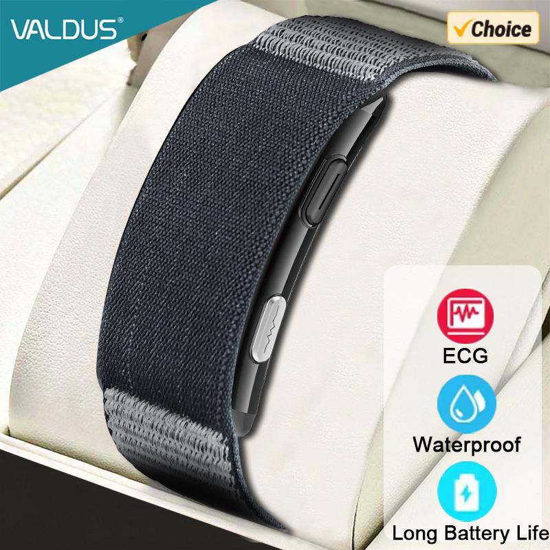 VALDUS New VITRO Smart Bracelet ECG Health Tracker Sports Fitness Heart Rate Blood Pressure Man Woman Wristband For ios Android