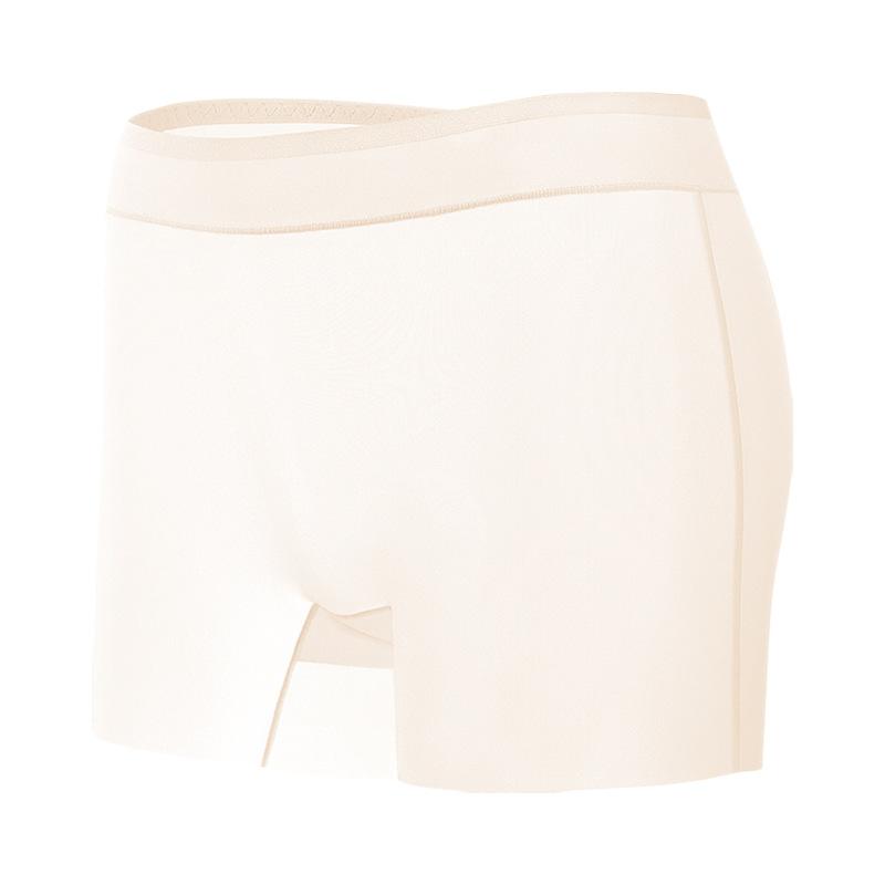 Large Size Female Summer Thin Anti Slip Unrolled Traceless Safety Underwear