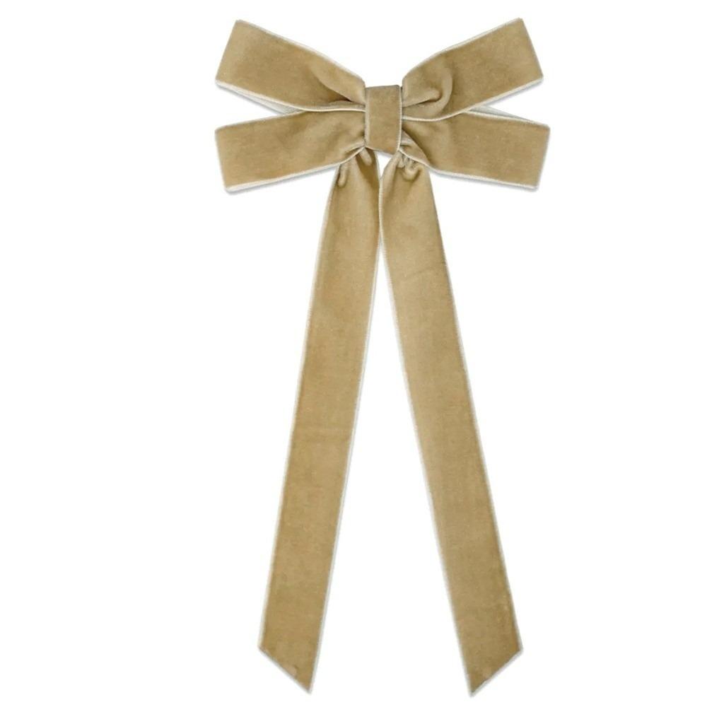 New Bowknot Bowknot Pendant DIY Creative Xmas Tree Charm Velvet Xmas Tree Ornament New Year