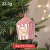 New Year Cute Cartoon Electroplated Plastic Christmas Hanging Ornament Xmas Tree Decoration Pendant for Holiday Festival Decor