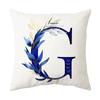 1pcs Creative LED Light Alphabet Series Cushion Cover Simple Home Sofa Valentine’s Day Decorative Throw Pillowcase