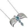 Sterling Silver Diadem Necklace with Crystals